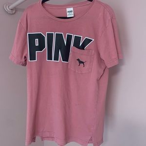 Pink Victoria Secret oversized t shirt